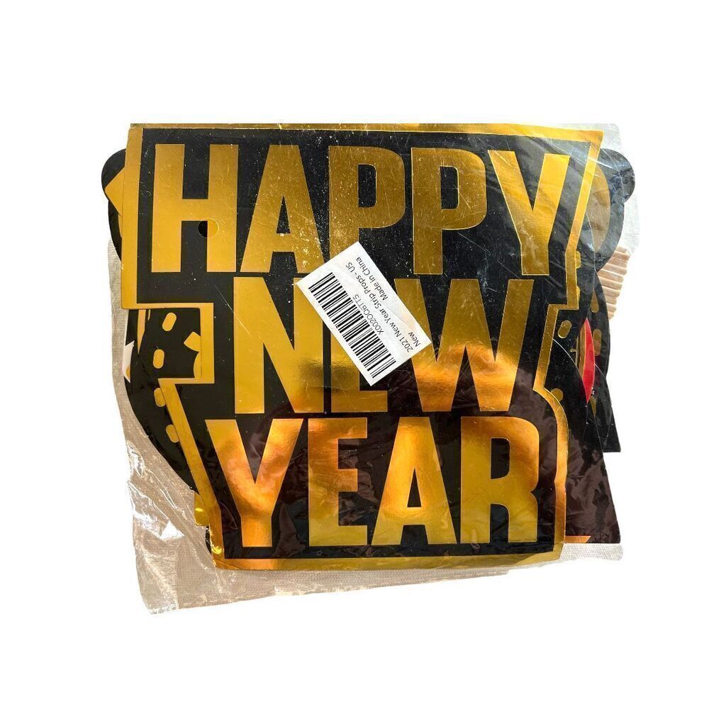 New Happy New Year New Years Eve Photography Photo Booth Props